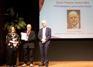 Winner DPD Medama Award Dutch Polymer Days 2023 Prof. Alex Muller.